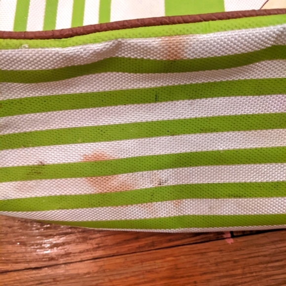 Vintage Golf bag canvas leather handle straps fairway Links - Picture 13 of 16